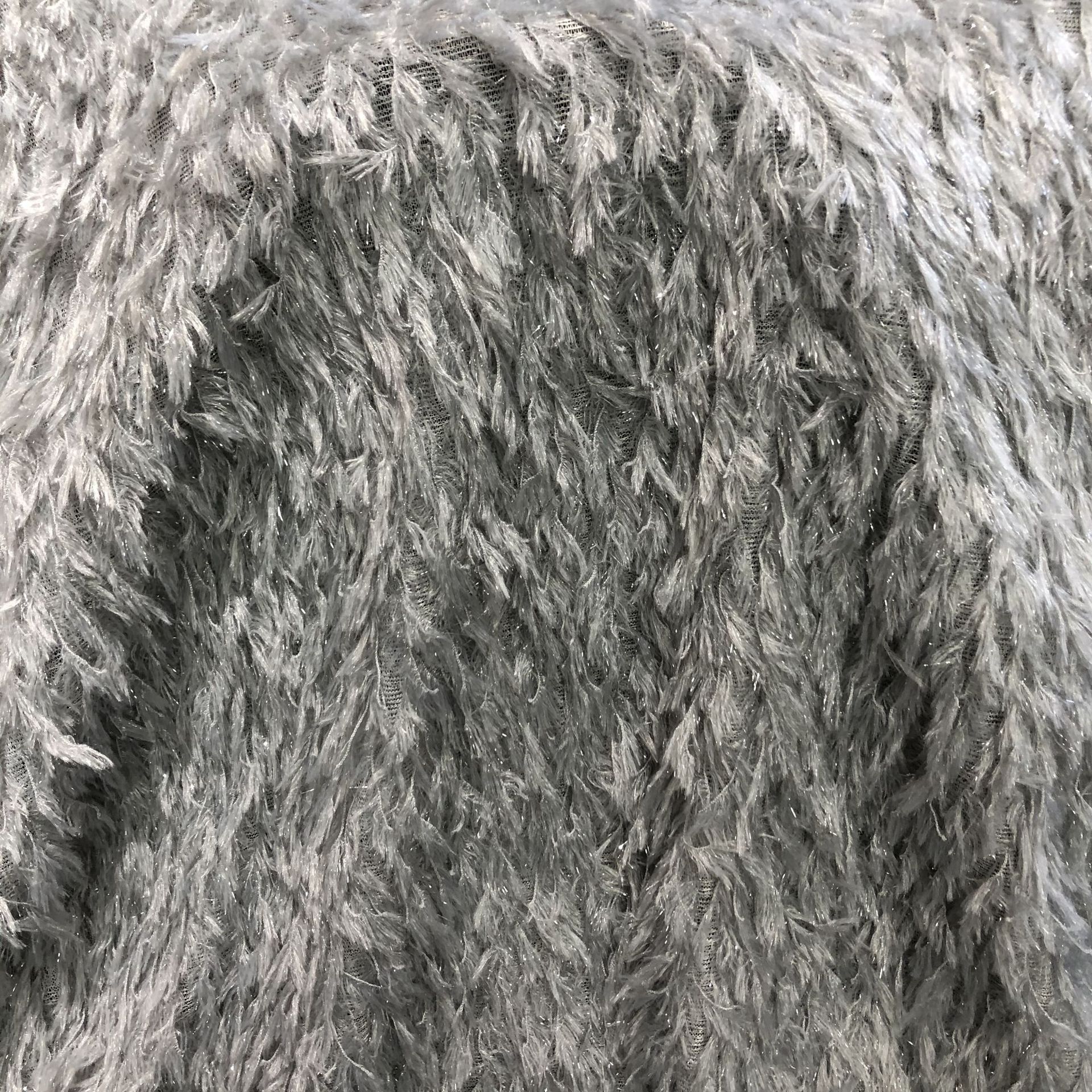 Inventario de nieve de vello de aguja de pino de vello de moda de vello de invierno de otoño coreano abrigo de tela de falda