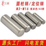 批发GB119铁圆柱销定位销固定销轴实心销子销钉M3M4M5M6M8M10M12