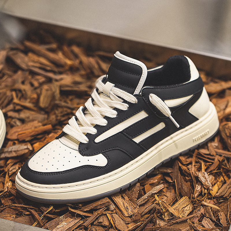 2022新款鞋子男板鞋男ins潮夏季休閒中幫運動鞋復古小眾