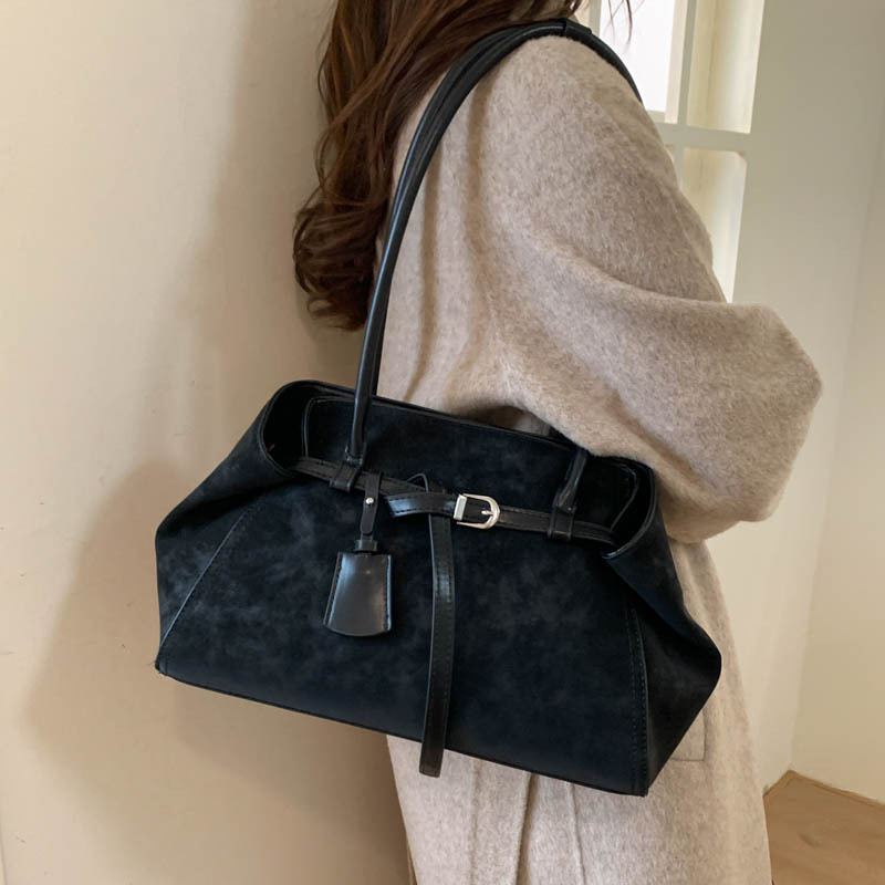 Bolso de mano transfronterizo de gran capacidad para mujeres 2025 invierno nuevo bolso de hombro de moda retro bolso de viaje universal