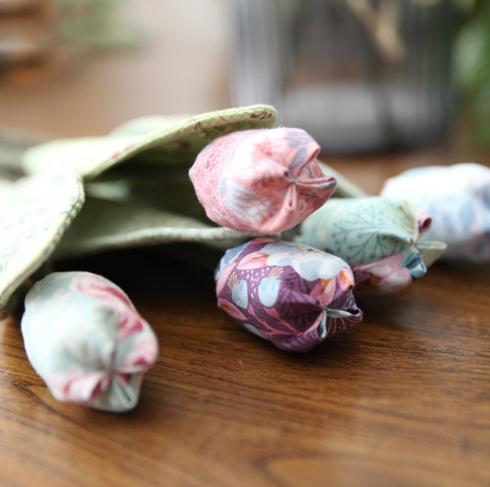 Patchwork hecho a mano DIY creativo de la producción bouquet decoración no bordado kit adultos hombres y mujeres pareja Tulip regalo