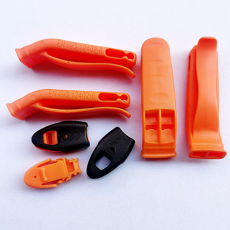 Silbato de plástico salvavidas silbato de advertencia de supervivencia de llamadas de rescate al aire libre deportes de juegos de deportes consejos de entrenamiento silbato