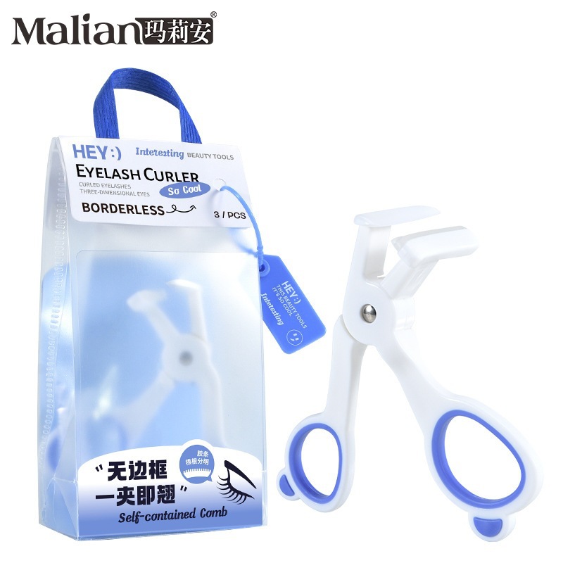 Marian 9026 clip de pestañas sin bordes, una sola vez que se dobla, duradero con pestañas de acero natural, flores de sol.