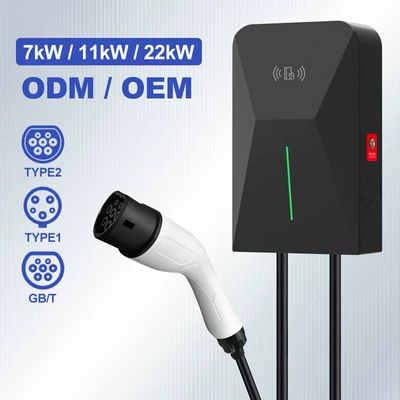 European Standard 11Kw Charging Station Type2/22Kw Home Use Ocpp Operation Version Dlp Tuya App Bluetooth Wifi Cross-Border (Elektrikli avtomobil şarj stansiyaları) - 7kw-european-standard-type2-plug-and-play