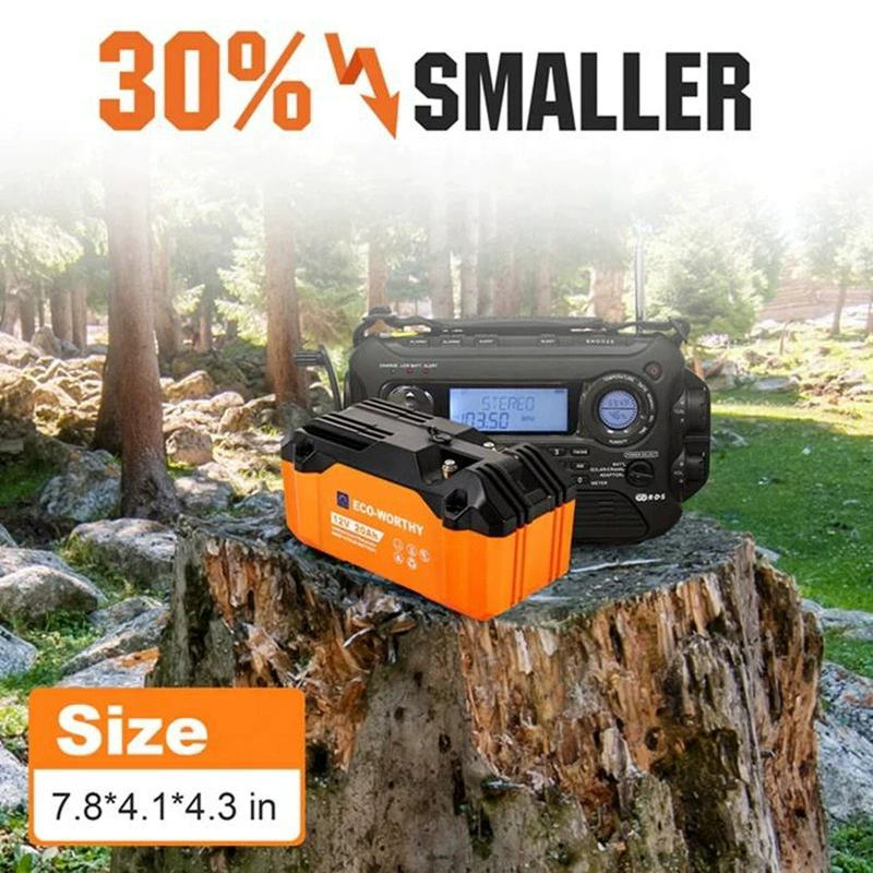 Умный литий-аккумулятор ECO-WORTHY, 12v, 20Ah