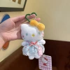 Genuine bag, pendant, flowered