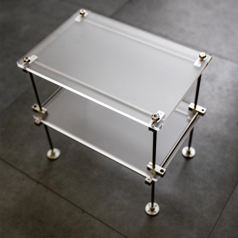 Optical Axis DIY Frosted Acrylic Shelf Storage Rack Handmade Good Things Office Home Display Storage Shelf