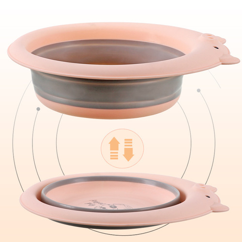 Piglet Baby Face Basin Newborn Children's Products Butt Washing Cartoon Cute PP Baby Face Basin Plastic Small Basin