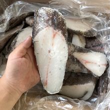 单冻鳕鱼片深海鱼大块带皮干冰净重5斤件 成都冻品海鲜批发