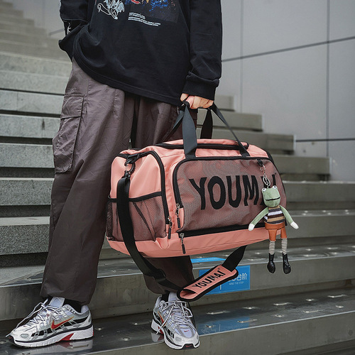 Short Trip Travel Bag for Men, Super Large Capacity Hand-Carry Luggage Bag for Business, Lightweight Travel Bag, Sports Training and Fitness Bag for Women