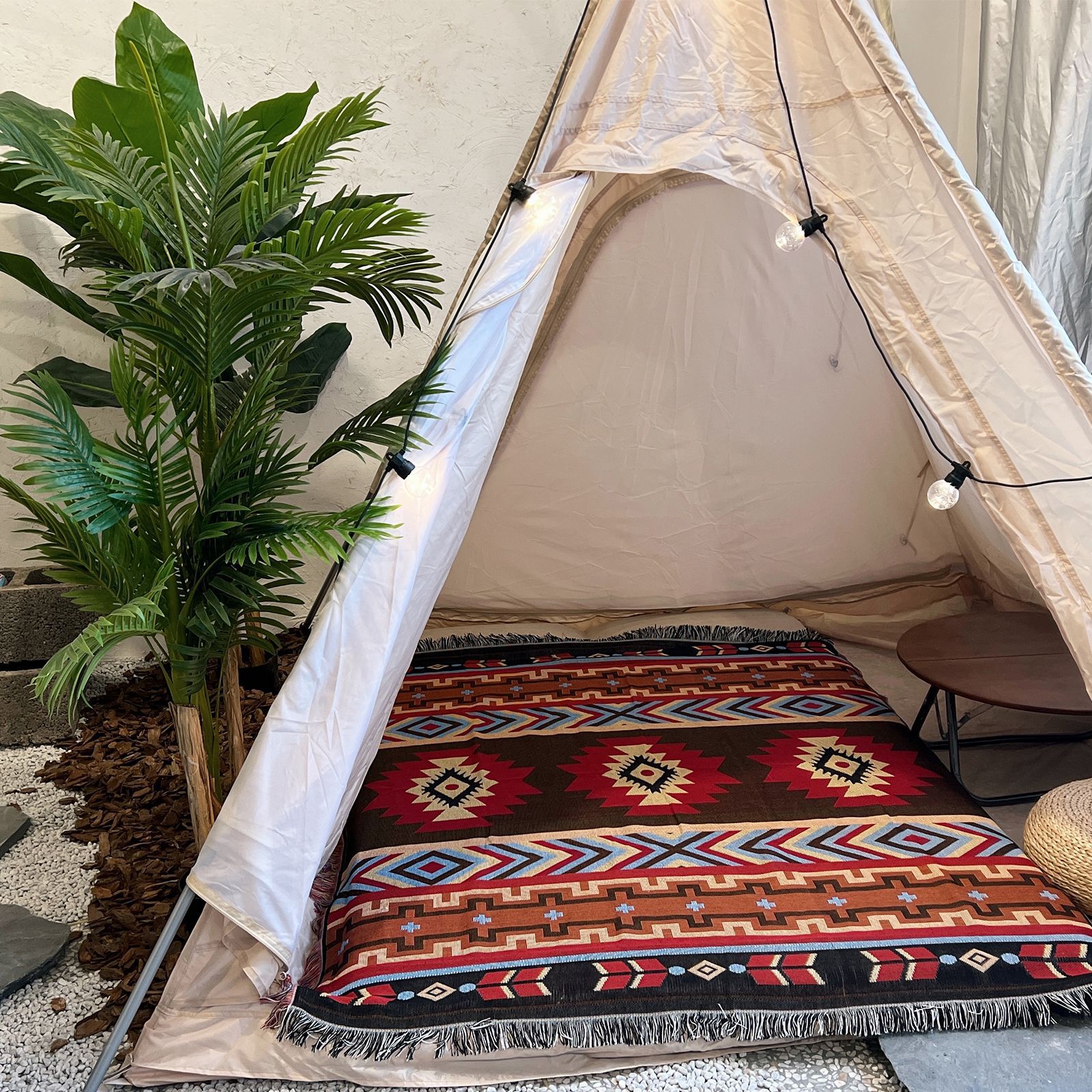 430g Weight carpet, blanket Home Textiles & Decor Type Cotton Nitrile Blend Material Geometric Pattern Casual Style Casual Geometric Cotton Nitrile Blend Carpet Blanket Artificial Decorations 17