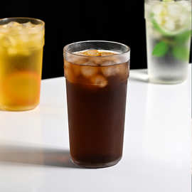 亚克力冷饮杯ins北欧风磨砂水杯商用茶杯耐高温无毒奶茶店果汁杯