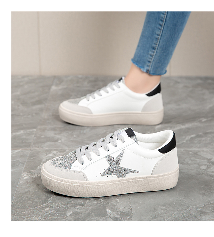 Lightweight Women's Casual Trainers With Non-slip Sole & Star_voghion.com