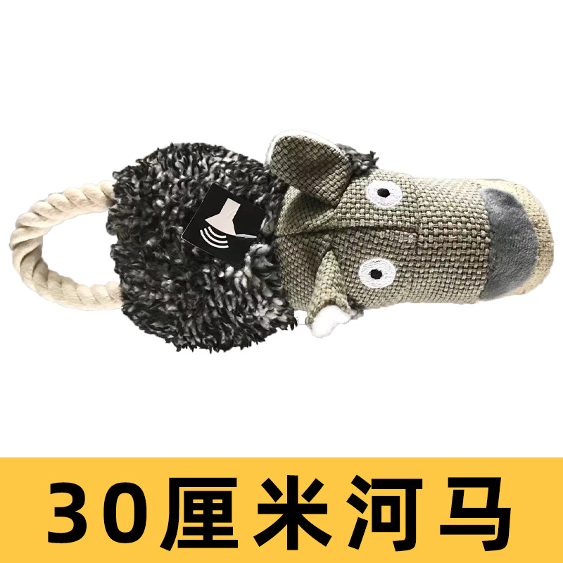 Corgi Golden Retriever lindo dinosaurio suministros para mascotas interactivo alivio tapado Juguete de perro transfronterizo sonido de felpa molar resistente a los mordiscos