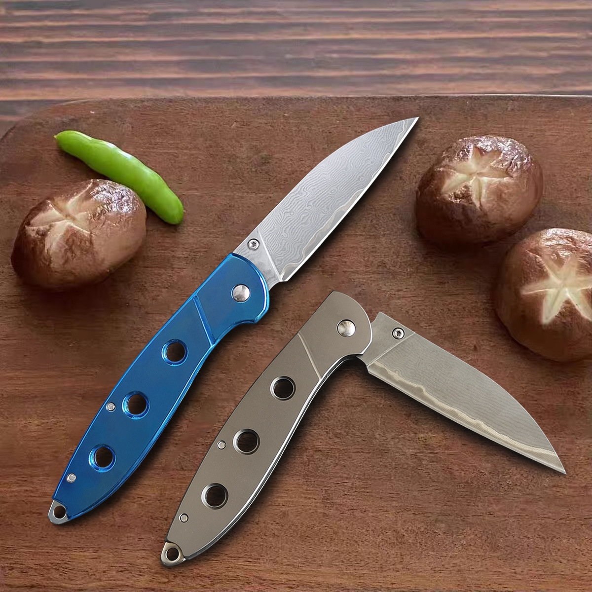 野外露营高硬度折叠刀礼盒锋利水果刀便捷随身小刀户外迷你多用刀