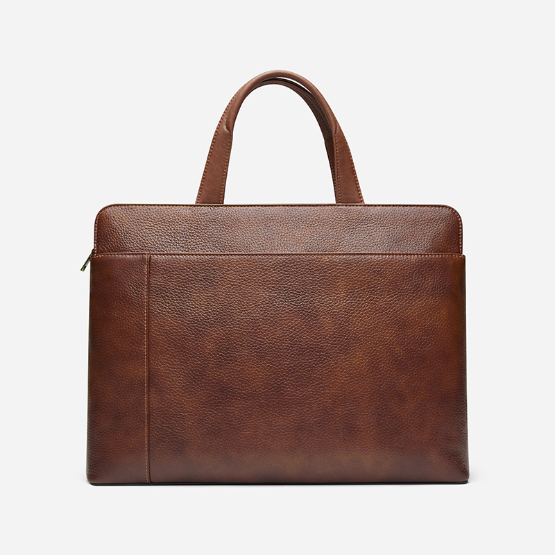 Túi xách nam da bò vintage tote bag đựng laptop công suất lớn