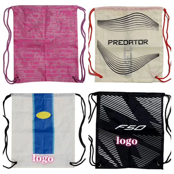 Wholesale basketball and football shoe bags, drawstring backpacks, sports equipment lightweight hiking bags, storage Oxford cloth bags
