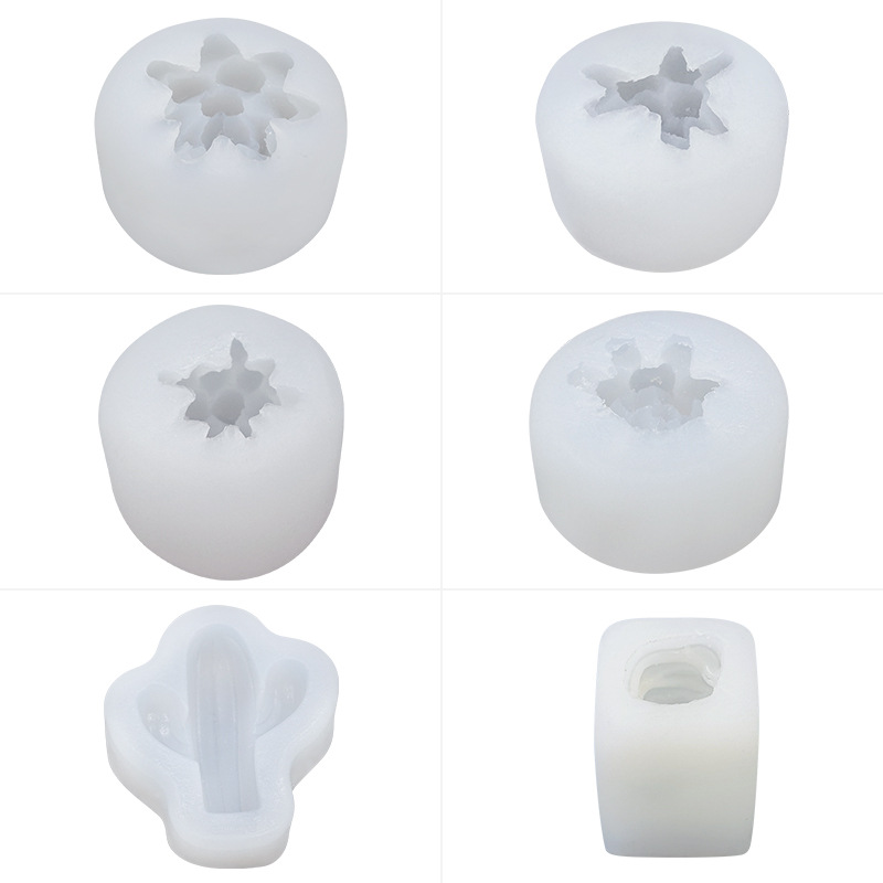 Sanxin tridimensional suculenta silicona vela molde DIY aromaterapia vela fragante piedra yeso pudín pastel herramienta de molienda