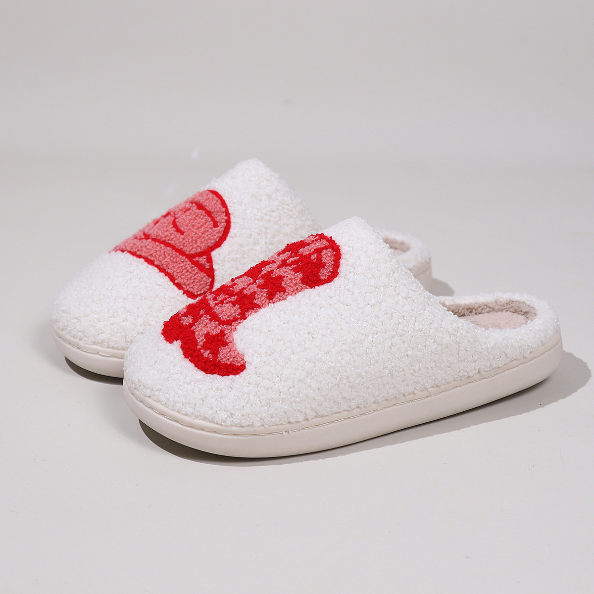 Scarpe da interno traspiranti antiscivolo termiche per camera da letto estiva invernale in peluche di velluto a punta chiusa da donna_voghion.com