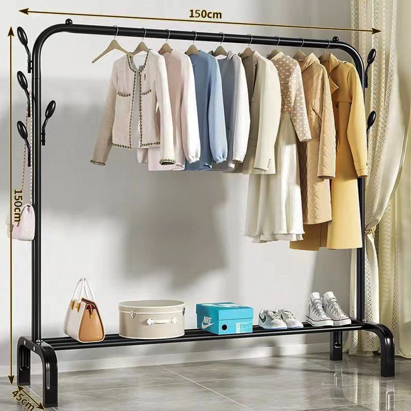 percha de ropa de piso vertical grosor grosor percha de ropa de casa dormitorio balcón barra de secado percha de ropa de secado percha
