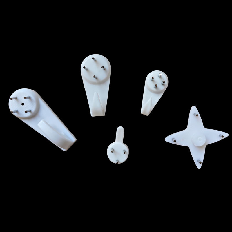 4x card slot nail frameless painting prints screwless plastic hook punch-free wall nail shadowless nail invisible hook nail small nail