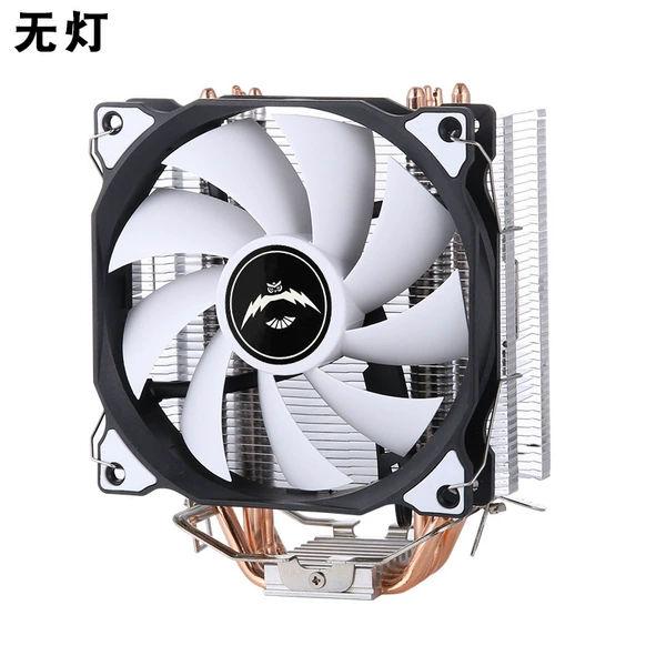 4 copper tubes-3 wires fixed speed-12cm without lights-single fan-No. 1 bracket + No. 9 bracket-QZ-1240