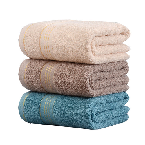 Manufacturer wholesale gold wire broken pure cotton face towel household absorbent water towel set company gift embroidery logo