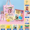 Fuchsia toy, gift box, zoo