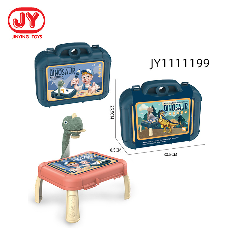 Los niños de educación temprana de proyección de pintura tablero de dibujo mesa de almacenamiento multi-función tarjeta de cabeza graffiti proyección tablero de dibujo de pintura graffiti juguete
