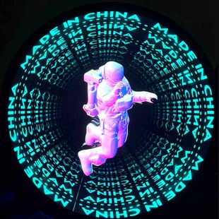 Factory special offer abyss mirror thousand-layer mirror national tide neon Net Red Wall Billboard background wall colorful light box