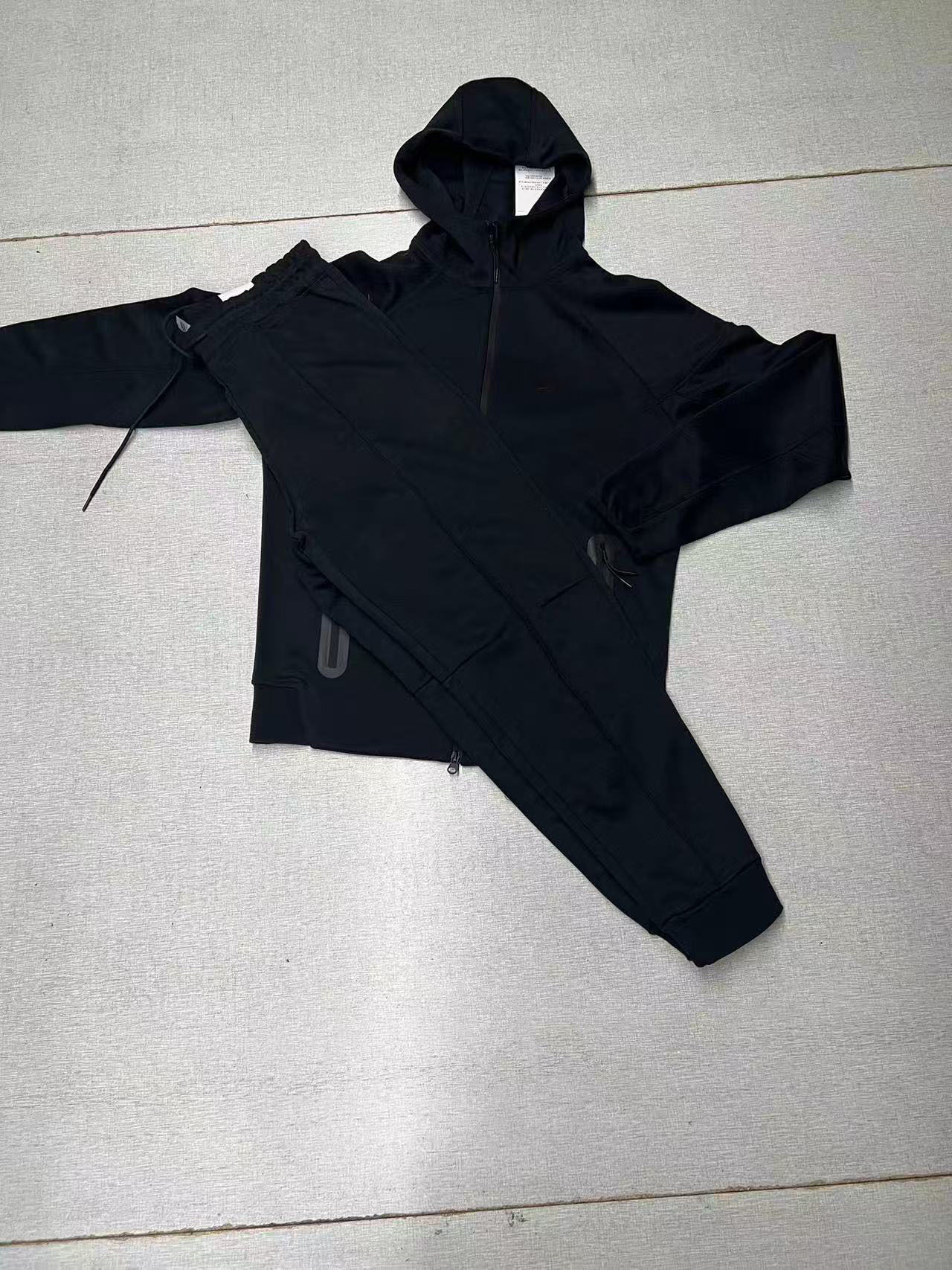 Chaqueta deportiva casual de punto con capucha para hombre 2025 7922 traje de pantalón casual