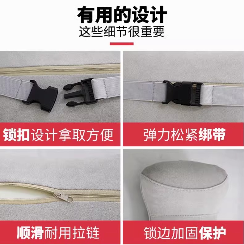 Suitable for Bmw Headrest and Neck Pillow New 5 Series 3 Series 7 Series X1X2X3X4X5 Seat Cushion Lumbar Car Interior