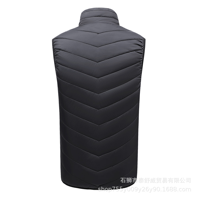 Invierno nuevo chaleco calefactor eléctrico control dual 13 distritos deportes al aire libre chaleco calefactor inteligente chaleco calefactor térmico