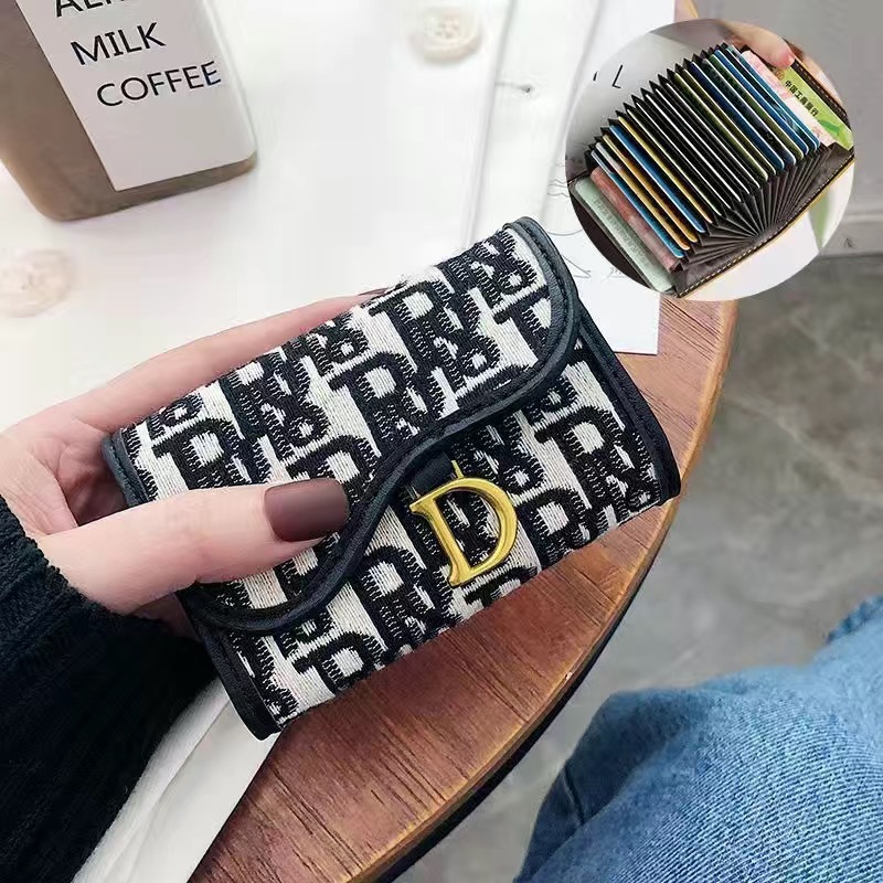 Bolsa de tarjetas en línea orgán mujer cuero de alta calidad retro 2023 nuevo multi-tarjeta en línea nicho de diseño sensación de alto nivel