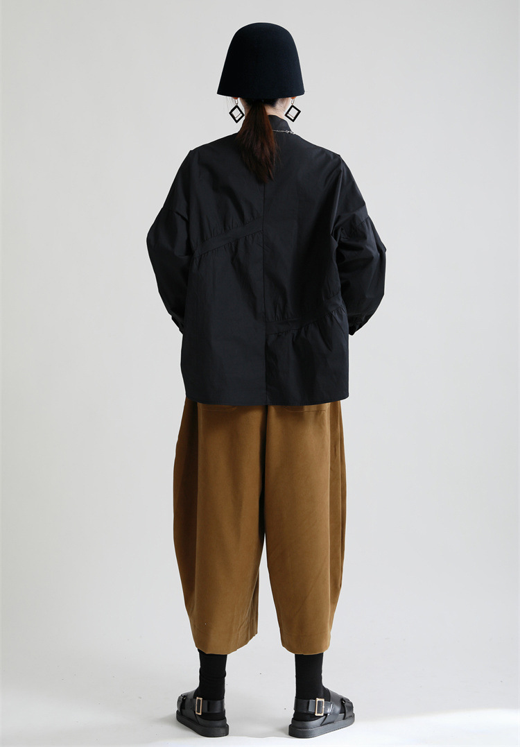 Title 6, Nuovi Pantaloni Casual Giapponesi Retro Spazzol...