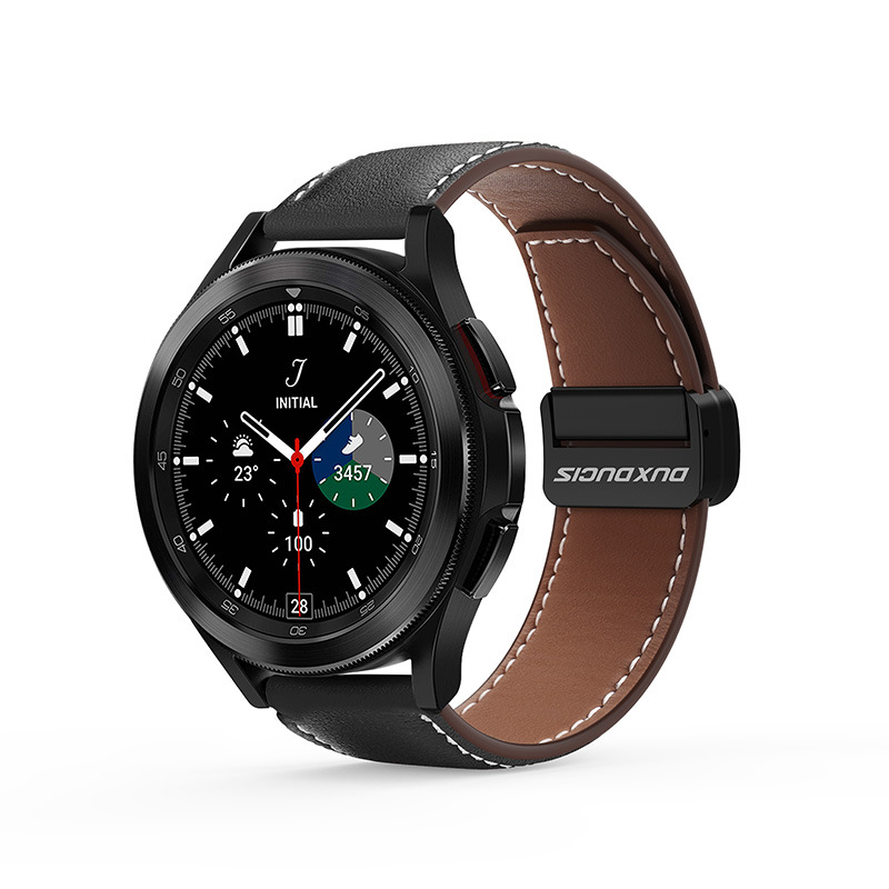 Aplicable para SamsungWatch pulsera de cuero al por mayor 20MM Samsung Huawei Xiaomi pulsera de moda general