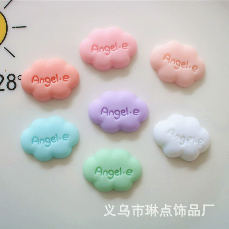 Силиконовая/смоляная накладка Angele Cloud Baiyun, кремовый клей, чехол для телефона, коробка для хранения, DIY-материал для украшений