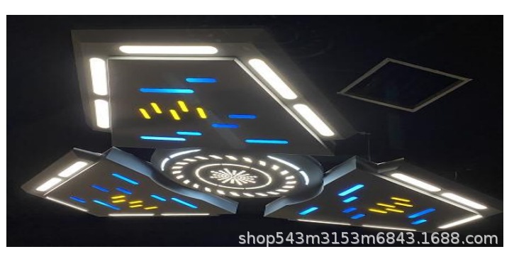 lámpara de diseño para juegos infantiles, ciudad de juegos, gimnasio, centro comercial, supermercado, lámpara de atmósfera, parque de juegos