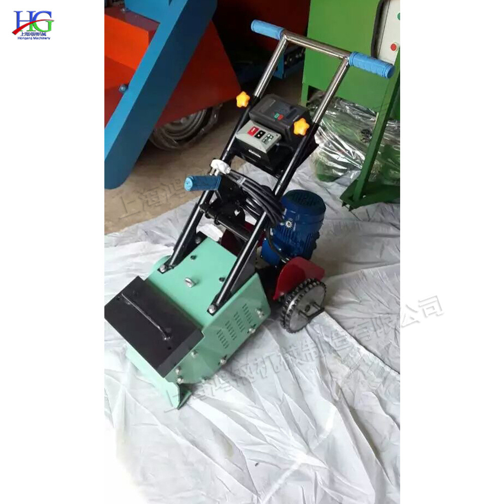 篮球场手扶式铲削机 塑胶跑道翻新处理机 地板胶铲削均匀清除机