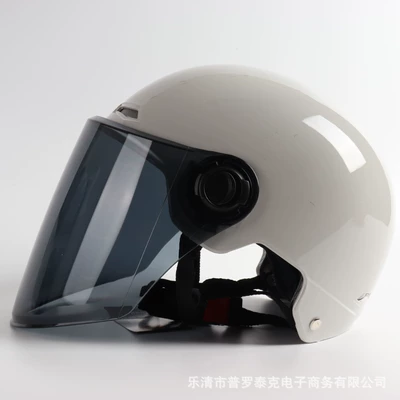 Women's All-Season Painted Fashionable Motorcycle Safety Supplies - new-cold-gray-tea-long-lens