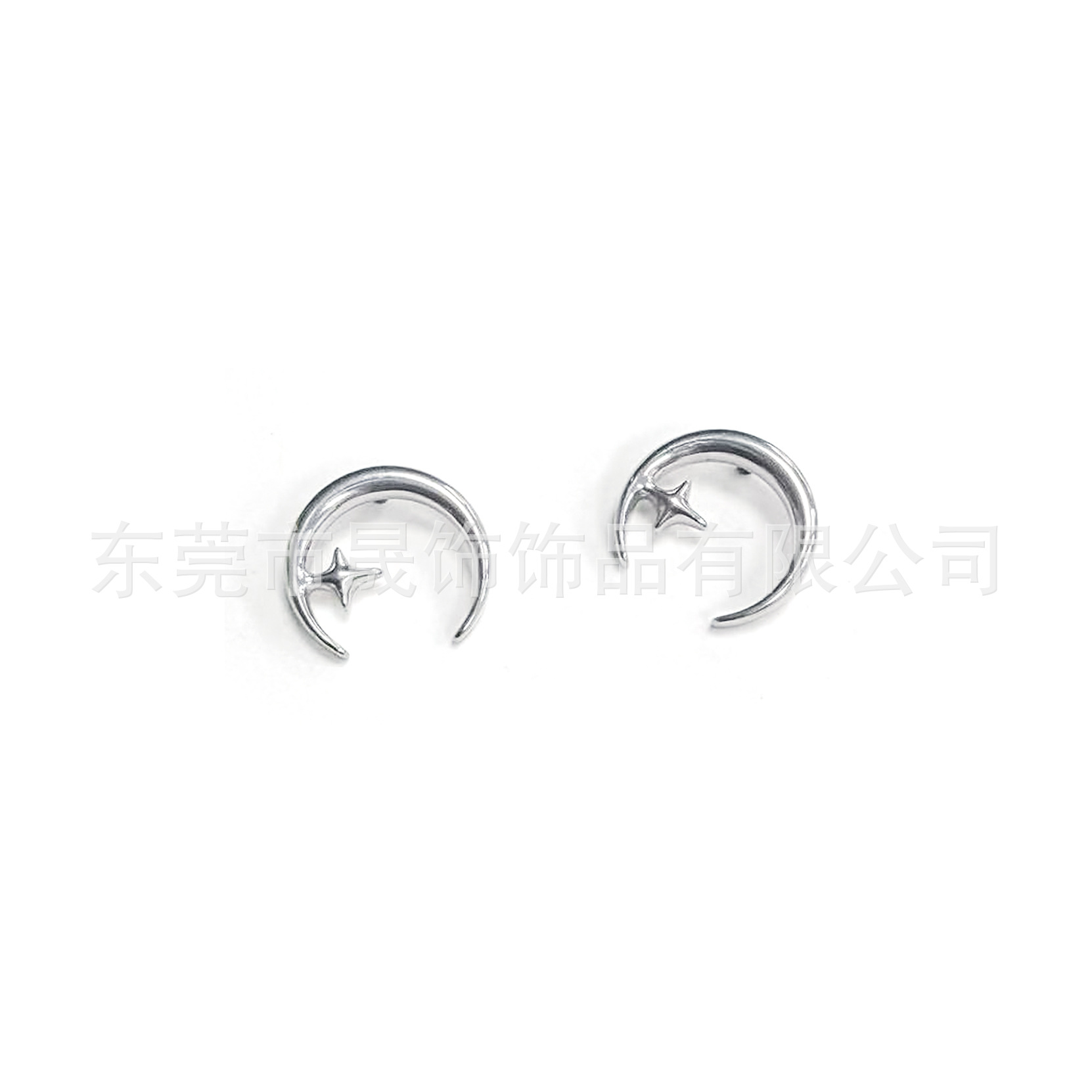 Star 月 Ear Stud F136 Titanium Alloy Moon Star 设计感 Helix Cartilage Stud G23 Titanium Piercing Jewelry Labret Stud