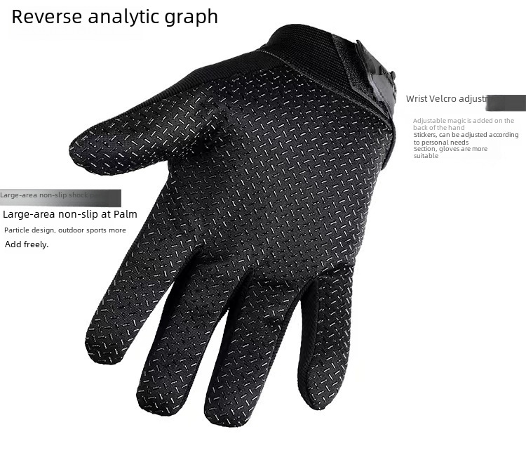 Tactical gloves Tactical gloves Cool motorcycle super technician long refers to men's special forces non-slip gloves_maomaolike.com