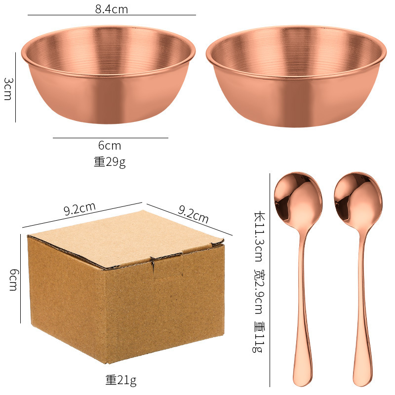 元のメーカーのステンレスのおかずの皿の調味料の皿の現物の家庭用の骨の皿の調味料の小皿の鍋の調味料の皿|undefined