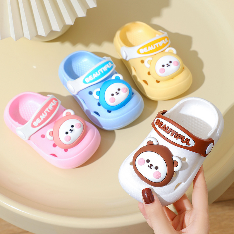 Children's Croc Shoes Summer Baotou Slippers Baby Soft Soled Children's Non-Slip Breathable Boys and Girls Outdoor Sandals Children's Croc Shoes Summer Baotou Slippers Baby Soft Soled Children's Non-Slip Breathable Boys and Girls Outdoor Sandals