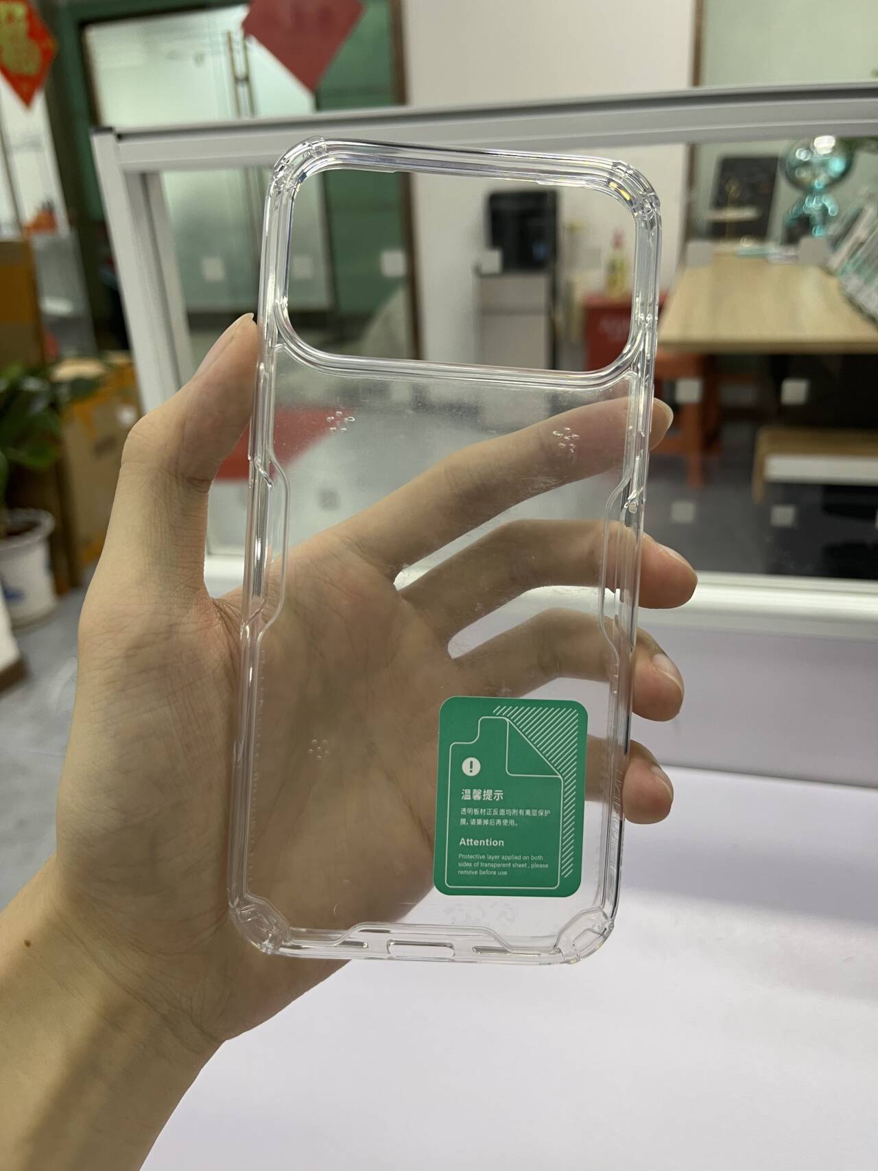 Ốp lưng Nillkin trong suốt chống rơi cho iPhone 17 Pro Max, vỏ cứng mềm kết hợp — iPhone 17 Trắng, iPhone Air Trắng, iPhone 17 Pro Trắng, iPhone 17 Pro Max Trắng chi tiết 11