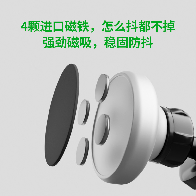 Fabricantes al por mayor soporte para teléfono móvil para automóvil soporte de ventosa magnética fuerte panel de instrumentos estante para teléfono móvil para automóvil transfronterizo