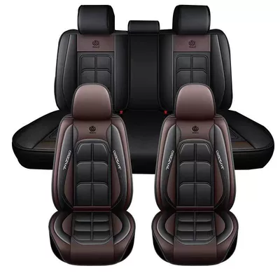 Seat cushion, seat cover — Cross-Border New Car Seat Cover, Full - brown-five-seats-in-front-and-rear-rows
