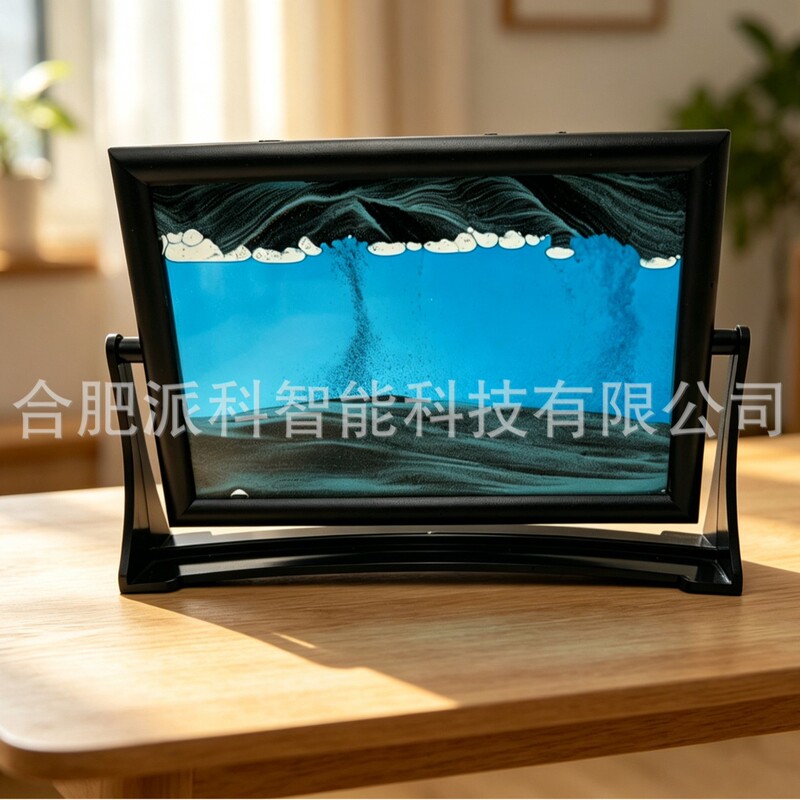Creative 3D Quicksand Painting Round Flip Clock Manufacturer, Ultra-Low Price Cross-Border Best-Selling Hourglass Art Ornament Creative 3D Quicksand Painting Round Flip Clock Manufacturer, Ultra-Low Price Cross-Border Best-Selling Hourglass Art Ornament