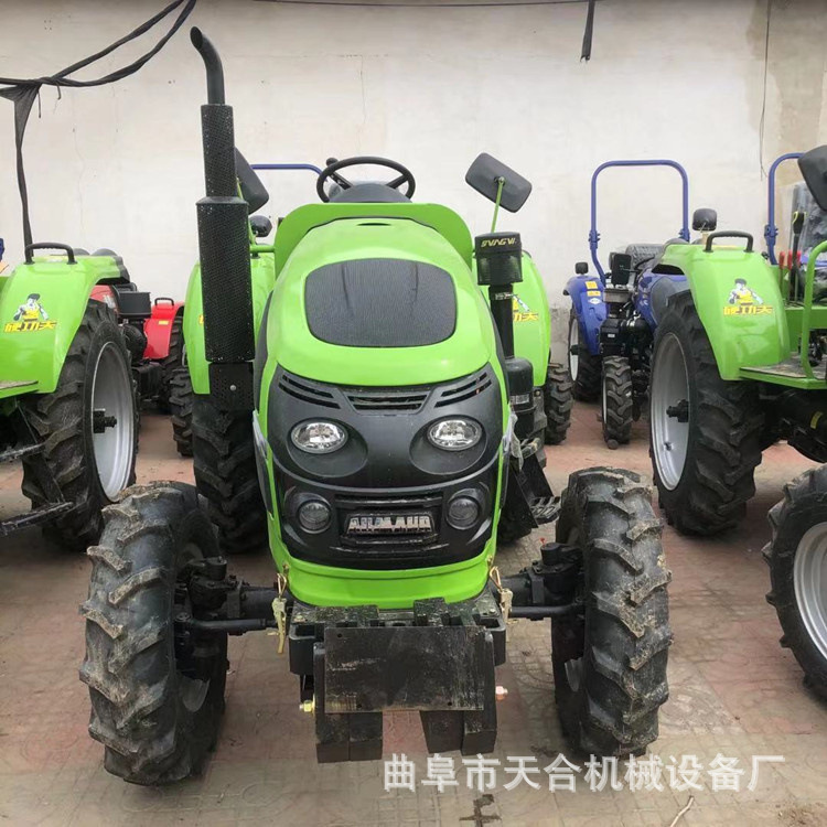 直补萨丁604猛士大马力 农用大棚果园犁地松土机四驱四轮拖拉机