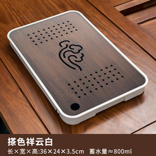 跨境茶盘日式竹制干泡茶台家用托盘酒店用品茶道配件茶船一件代发